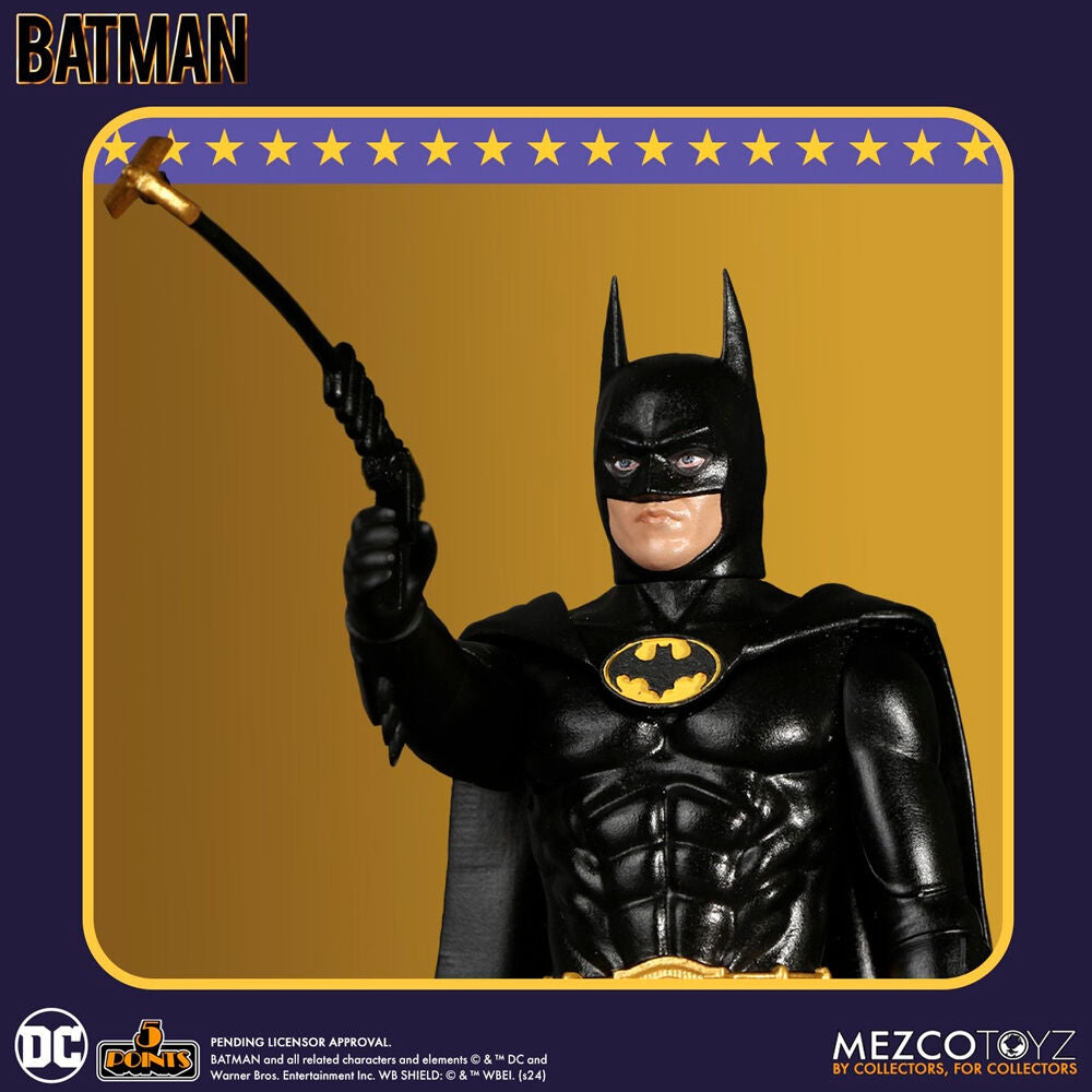 Batman actionfigur från 1989, 9,5 cm lång, samlarleksak