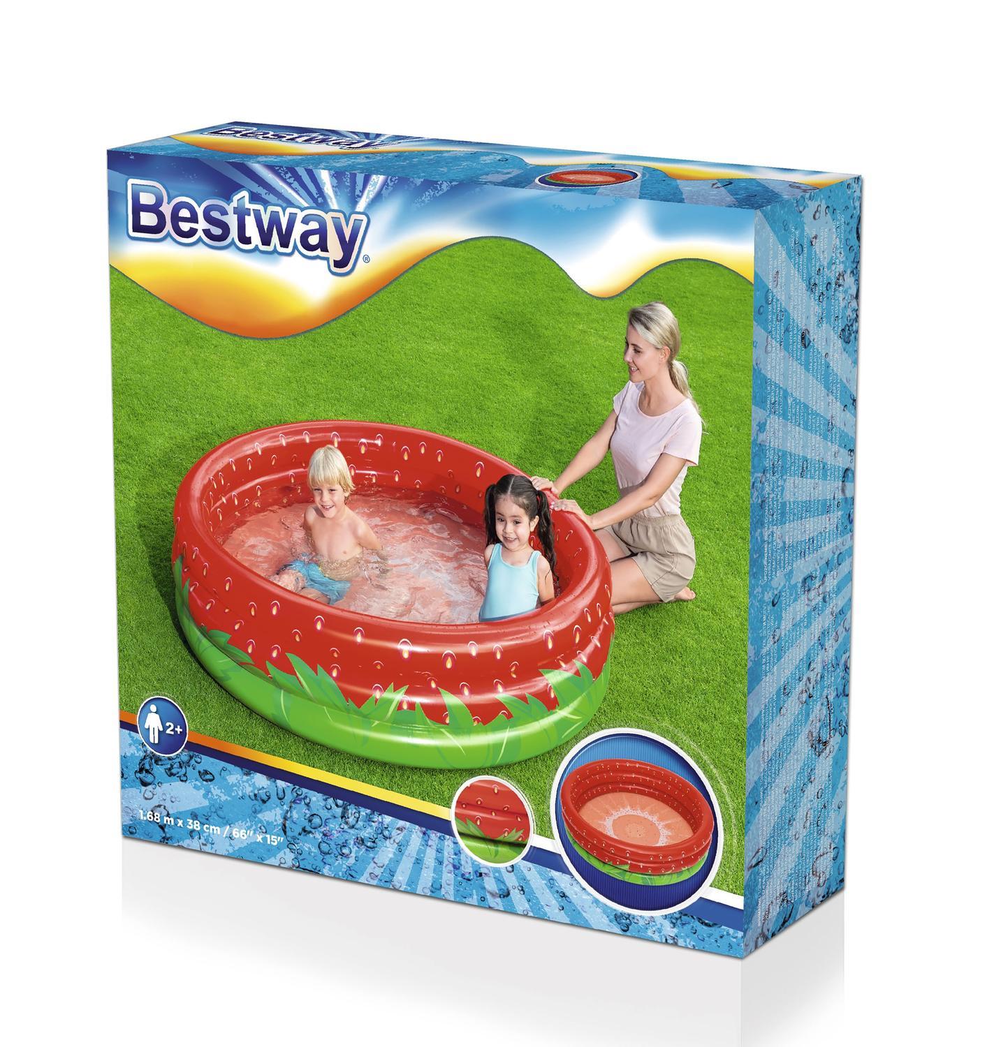 Bestway Pool Jordbær 160 X 38 Cm