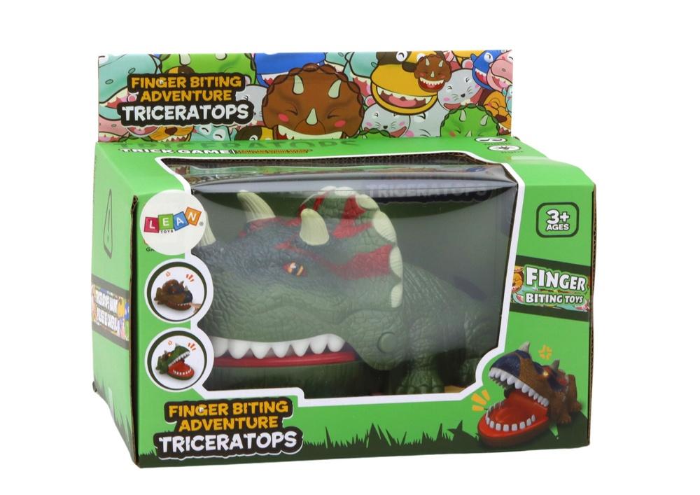 Biting Triceratops Game: Lights, Sounds, Family Fun!