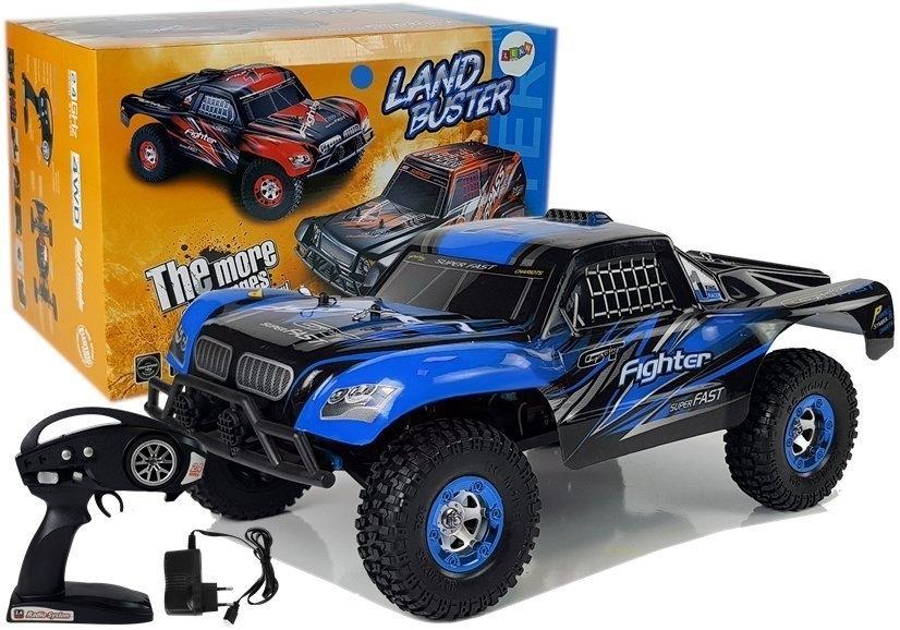 Blå 4x4 RC Pickup: Skala 1:12, 40 km/t, Off-Road Beast