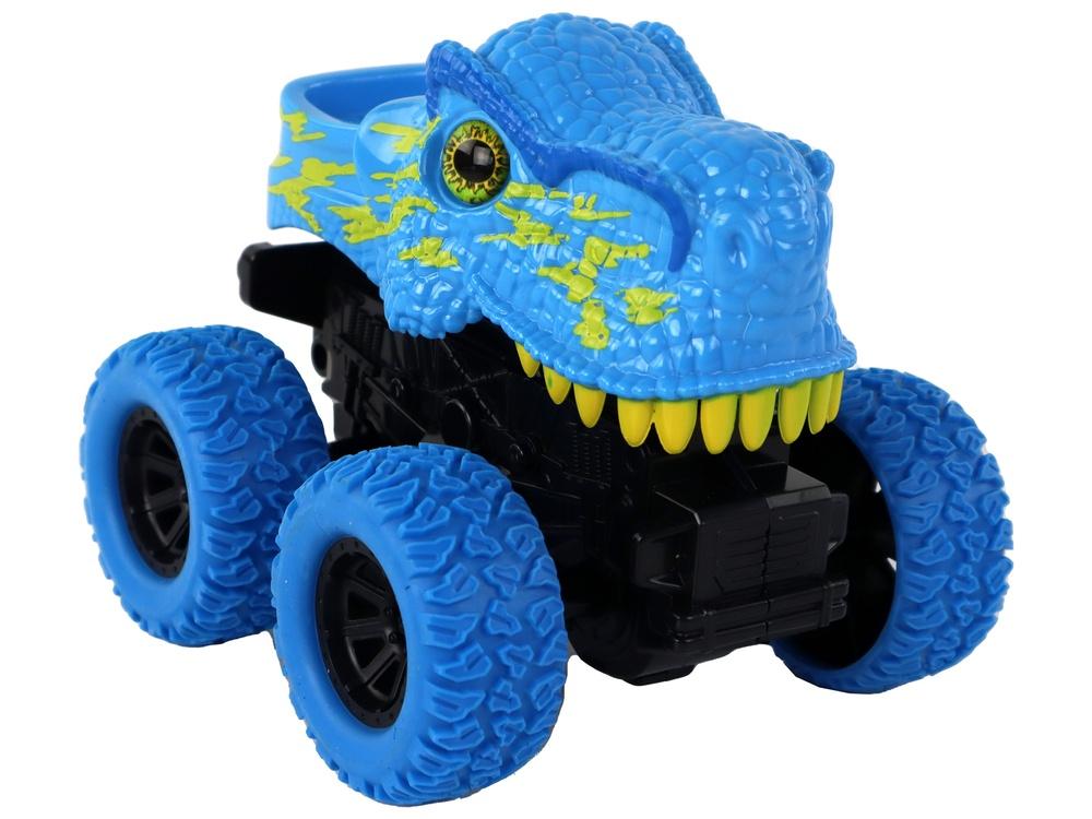 Blå T-Rex Friction Drive Vehicle - Realistisk Dino Fun!