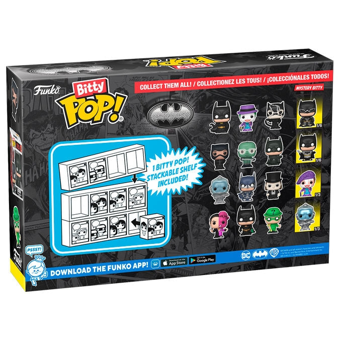 Blister 4-pack Bitty POP DC Comics Batman 85-årsjubileumsfigurer