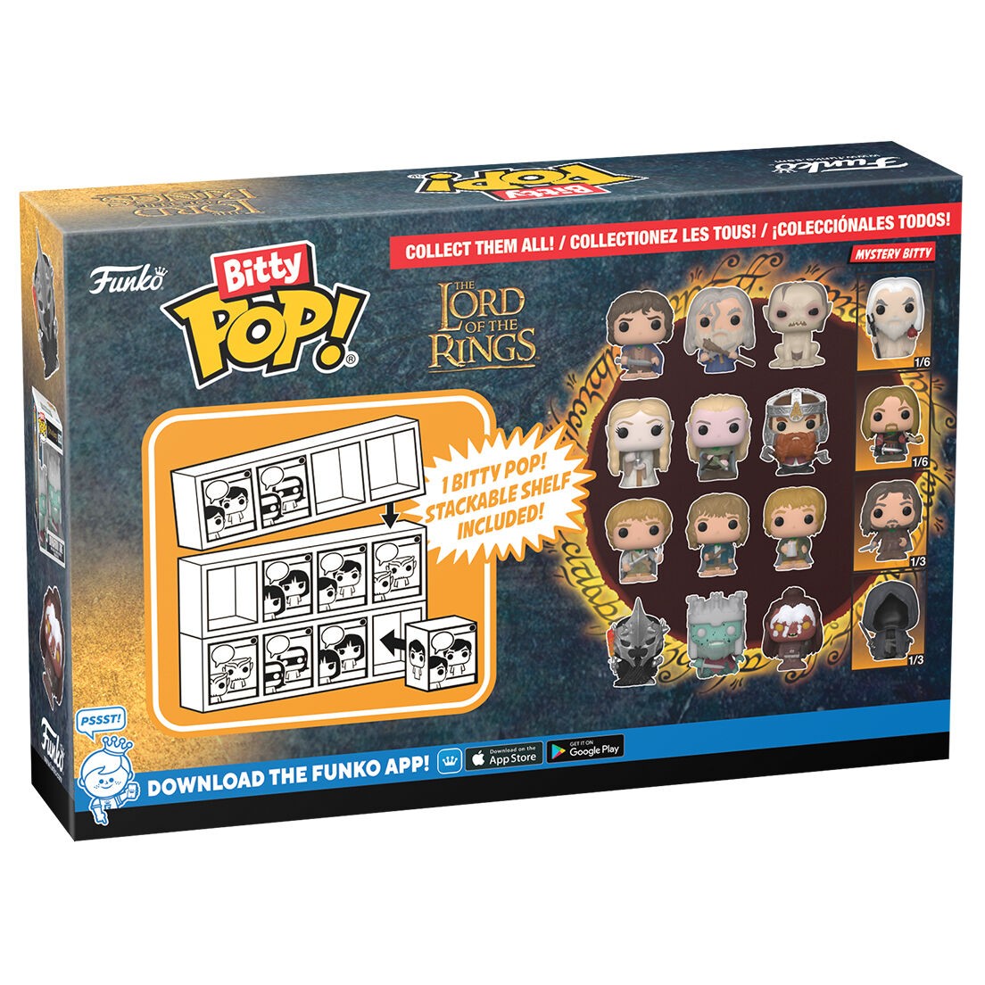 Blister 4-pack Bitty POP Figurer: Sagan om ringen Galadriel
