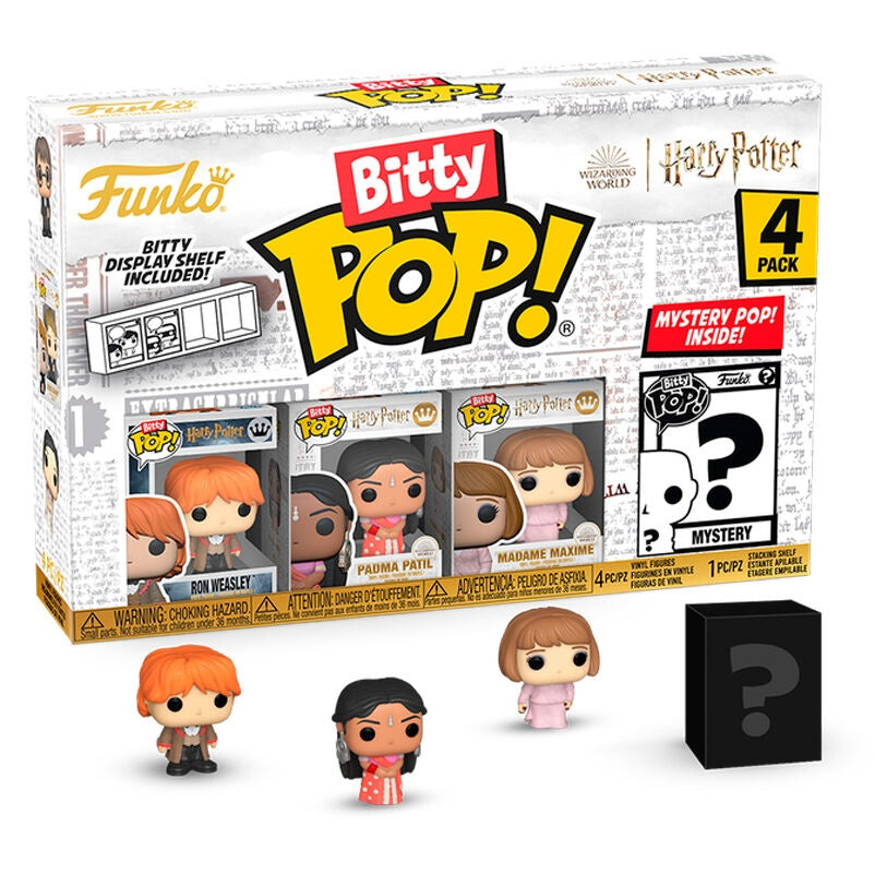 Blister 4-pack Bitty POP Harry Potter Ron Samlarfigurer