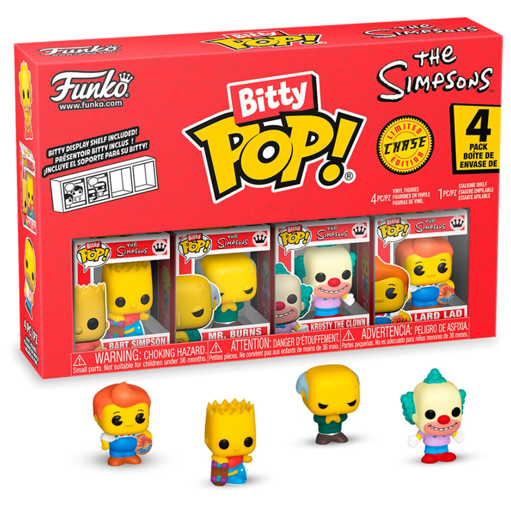 Blister 4-pack Bitty POP Simpsons Bart samlarobjekt