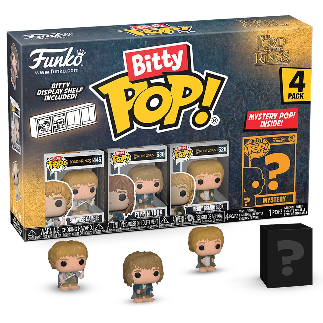 Blister 4-pack Bitty POP-figurer: Sagan om ringen Samwise