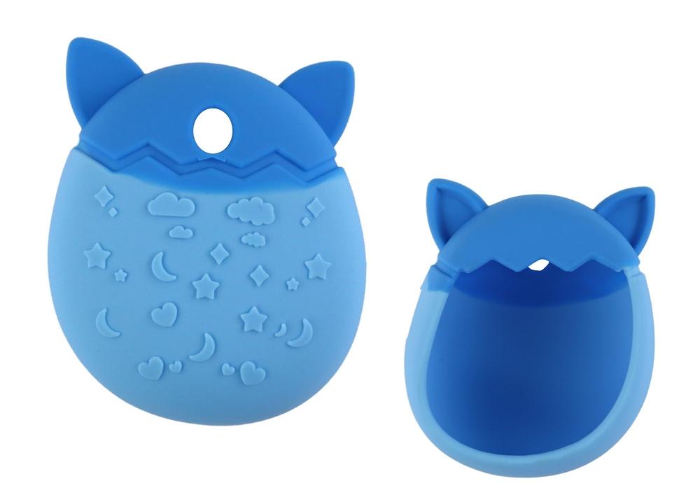 Blue Cat Silikonfodral: Söt, halkfri Tamagotchi Protector