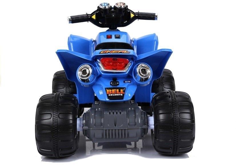 Blue Electric Quad: 12V batteri, to motorer, fjernbetjening