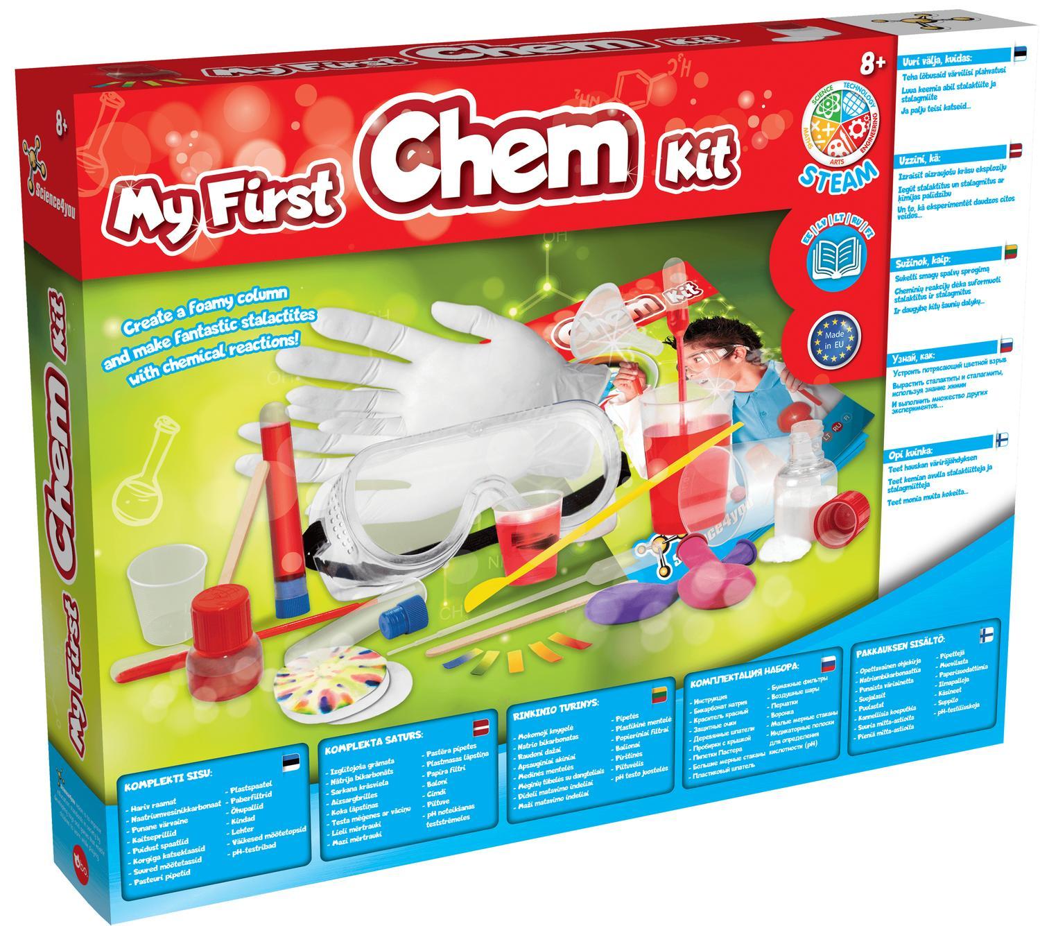 Ophold. Uddannelsessæt "My First Chemistry Kit"