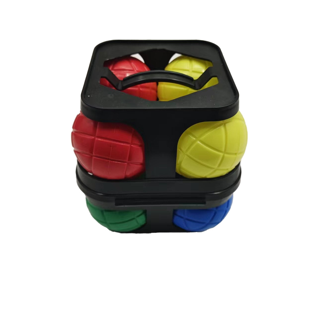 Bocciabollset, 8 plastbollar, målboll ingår