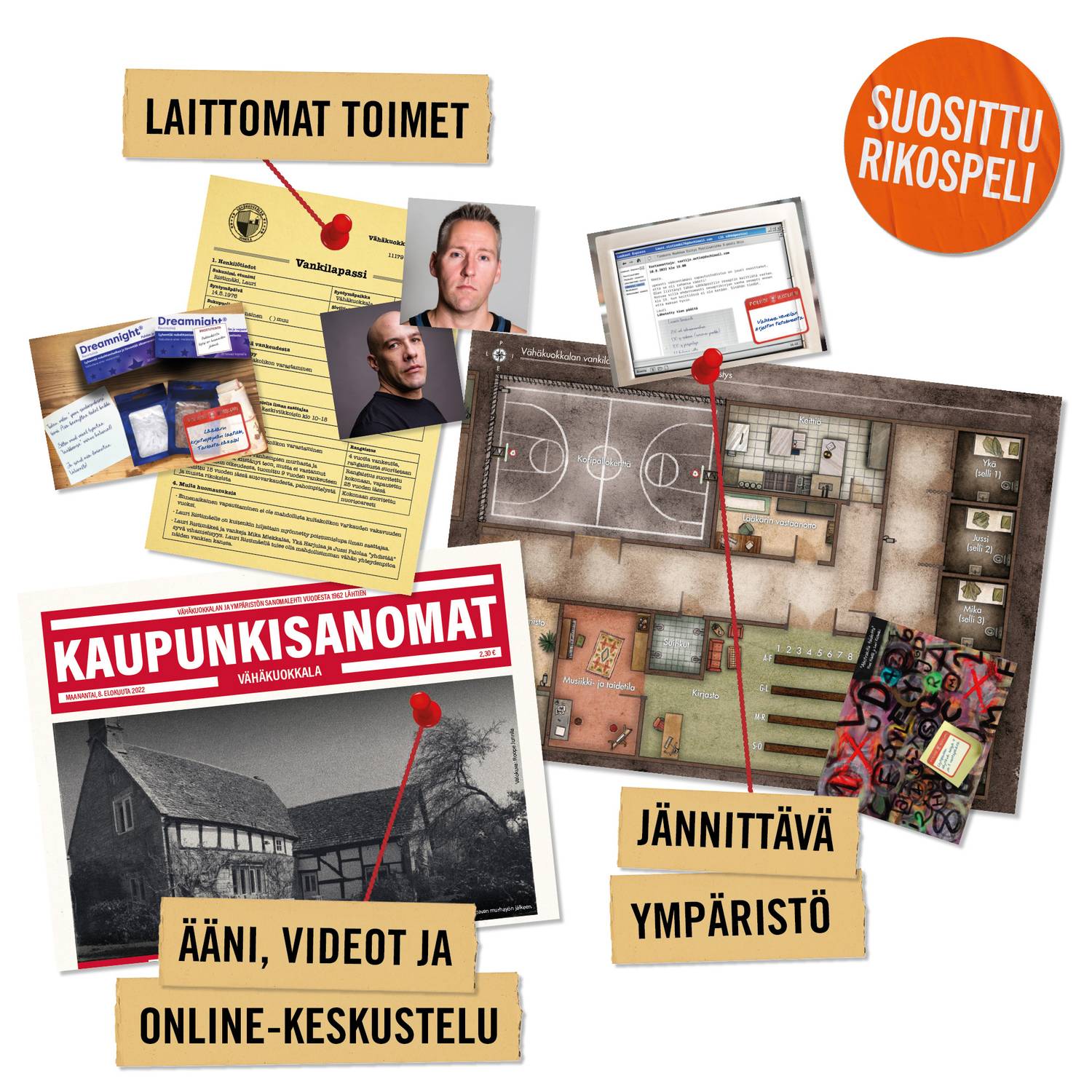 Brottsplatsspel: Den perfekta planen, 1–6 spelare, 14+