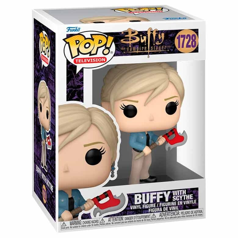 Buffy The Vampire Slayer Figur med Scythe, 7-tums samlarobjekt