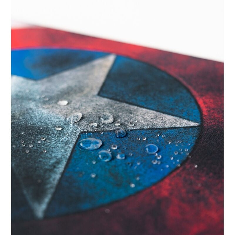 Captain America spelbordsmatta, stor storlek, slitstarkt material