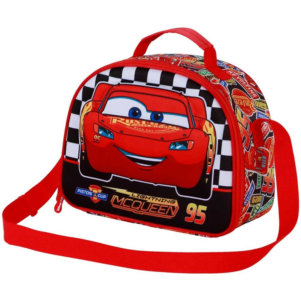 Cars 3 Racer 3D Lunchväska för barn, isolerad, lätt att rengöra