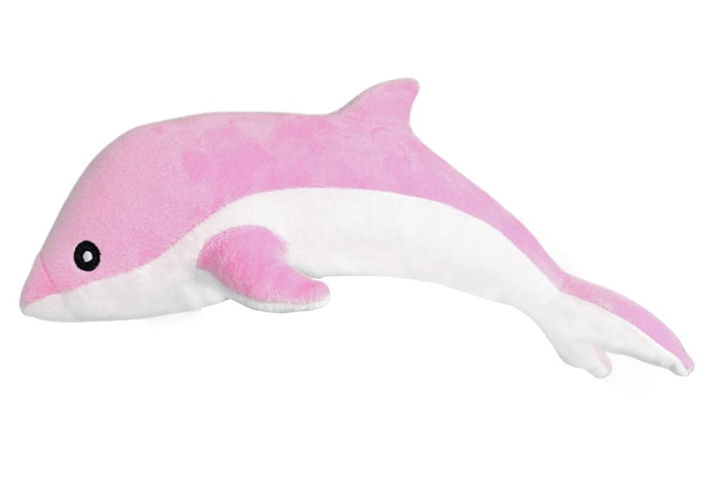 Charmig 30 cm Pink Dolphin Plush Mascot - Mjuk och krambar