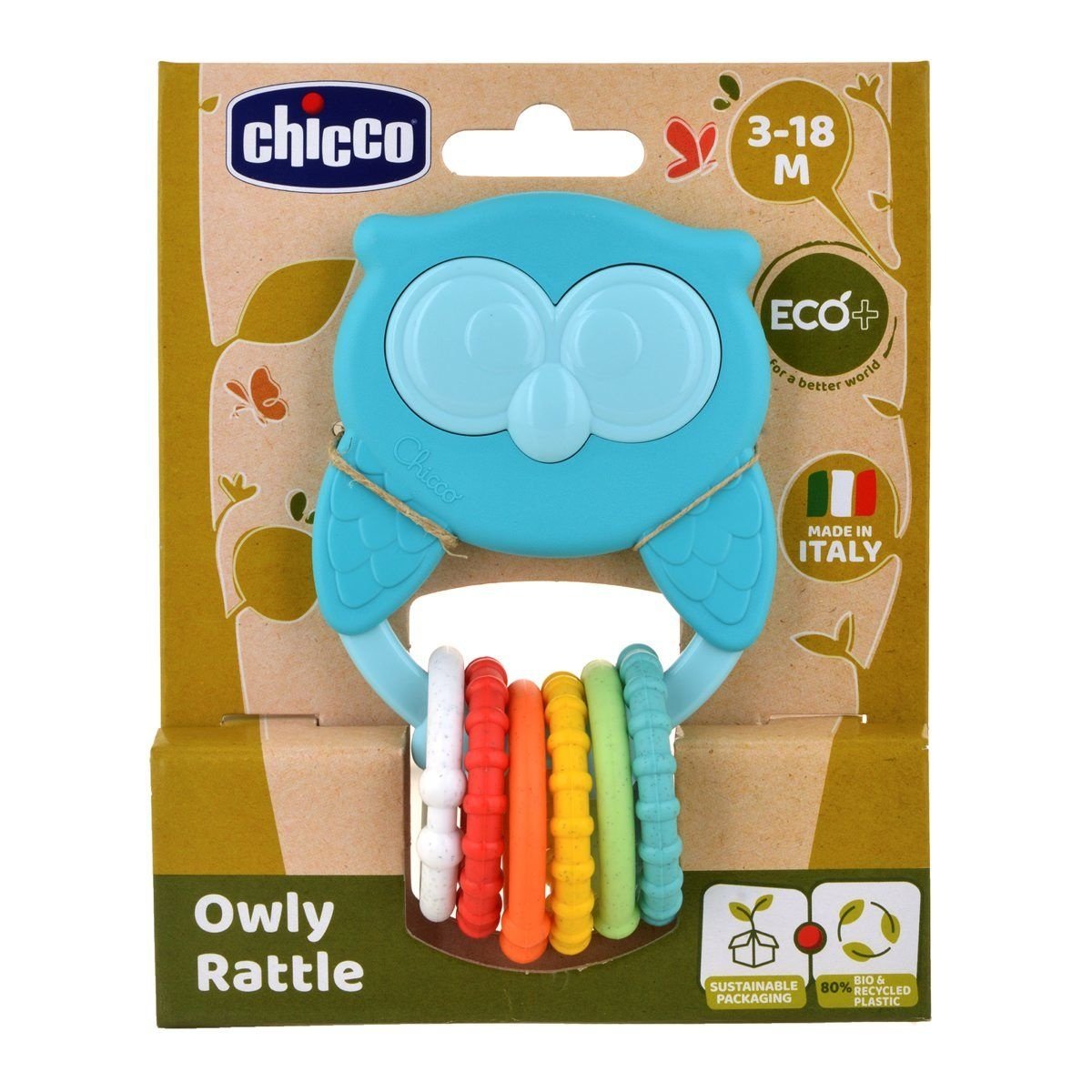 Chicco Eco Rattle, Owly