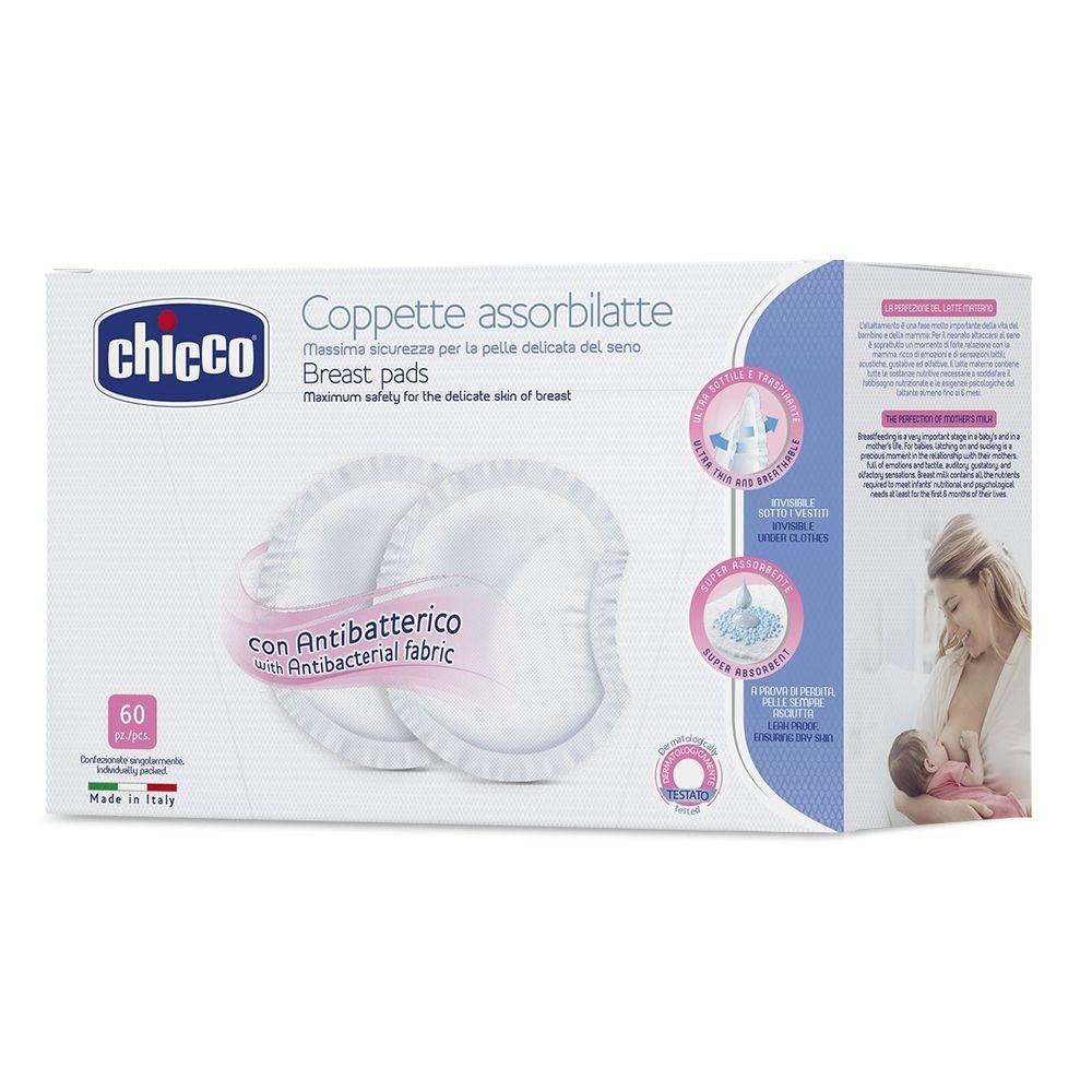 Chicco antibakteriella bröstskydd, 60 st