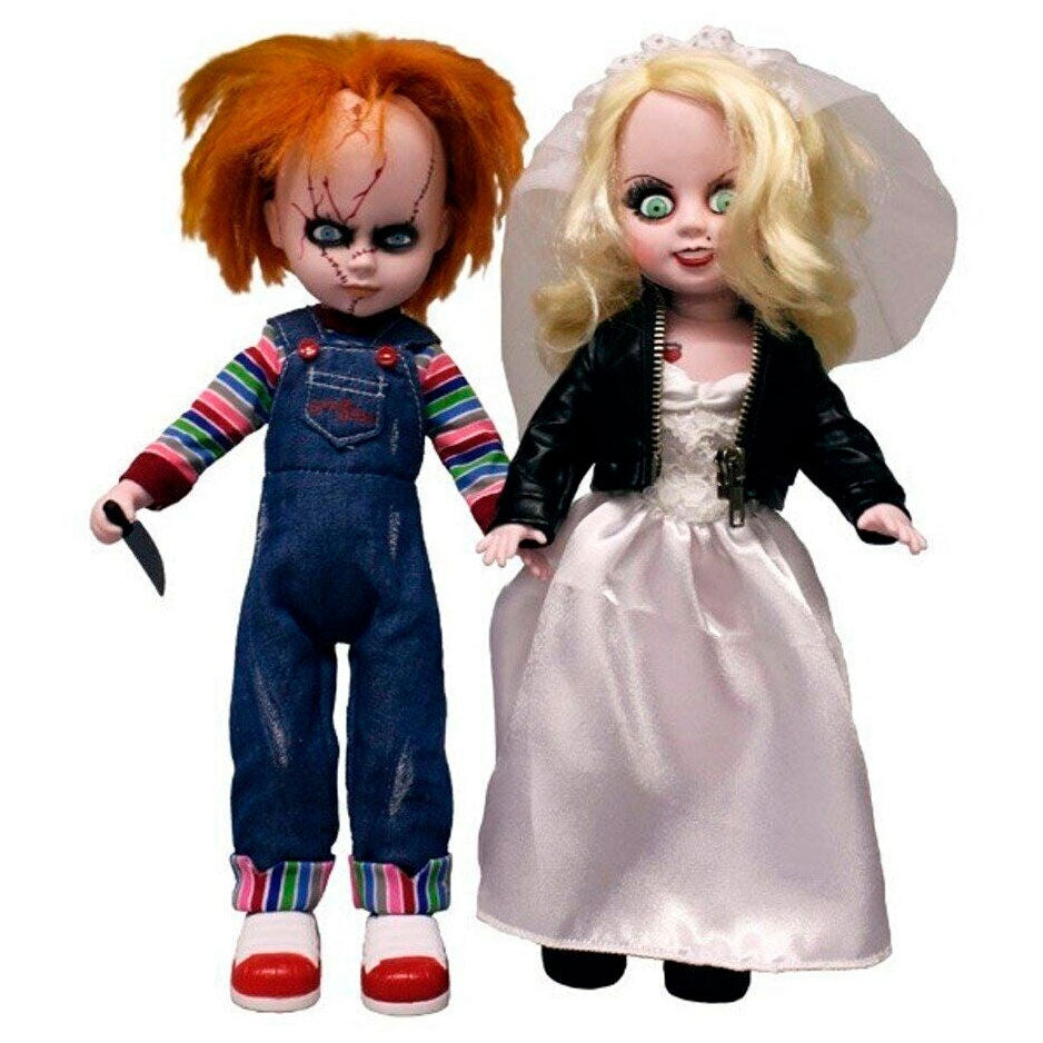 Chucky och Tiffany Living Dead Dolls - 25 cm Figurer Pack