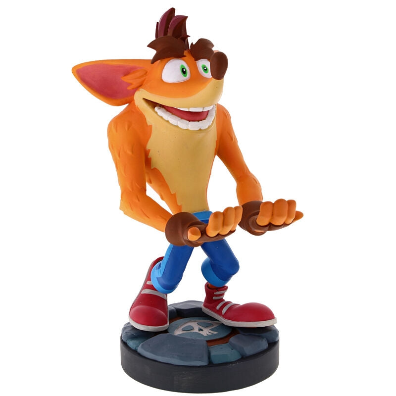 Crash Bandicoot figurklämfäste, 21 cm höjd