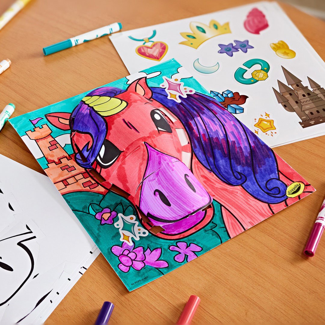 Crayola Pops 3D Enhörning