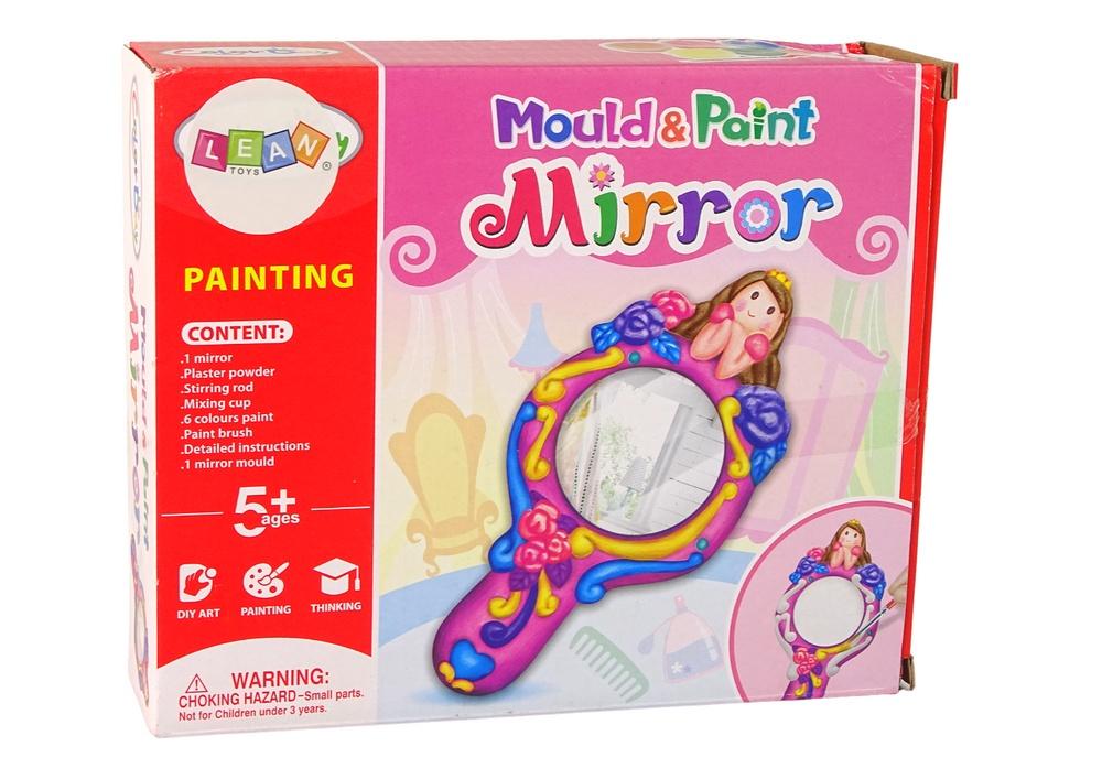 Creative Kids Mirror Kit: Skimmelsvamp, gips, maling og sjov!