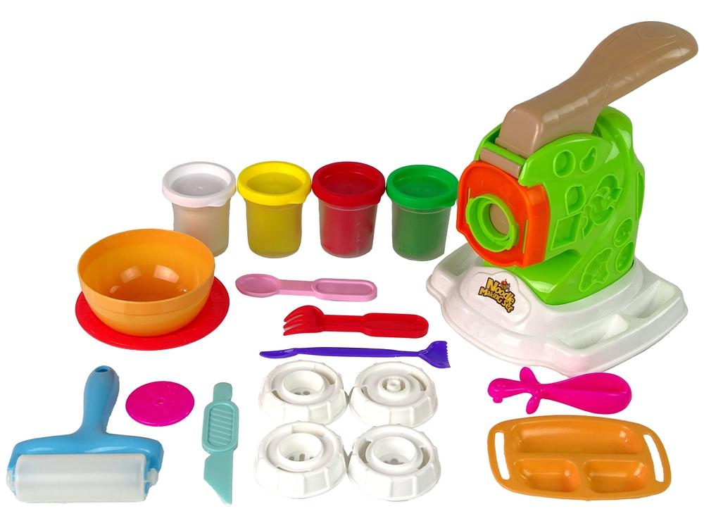 Creative Plastic Spaghetti Maker för barn - 4 färger och verktyg