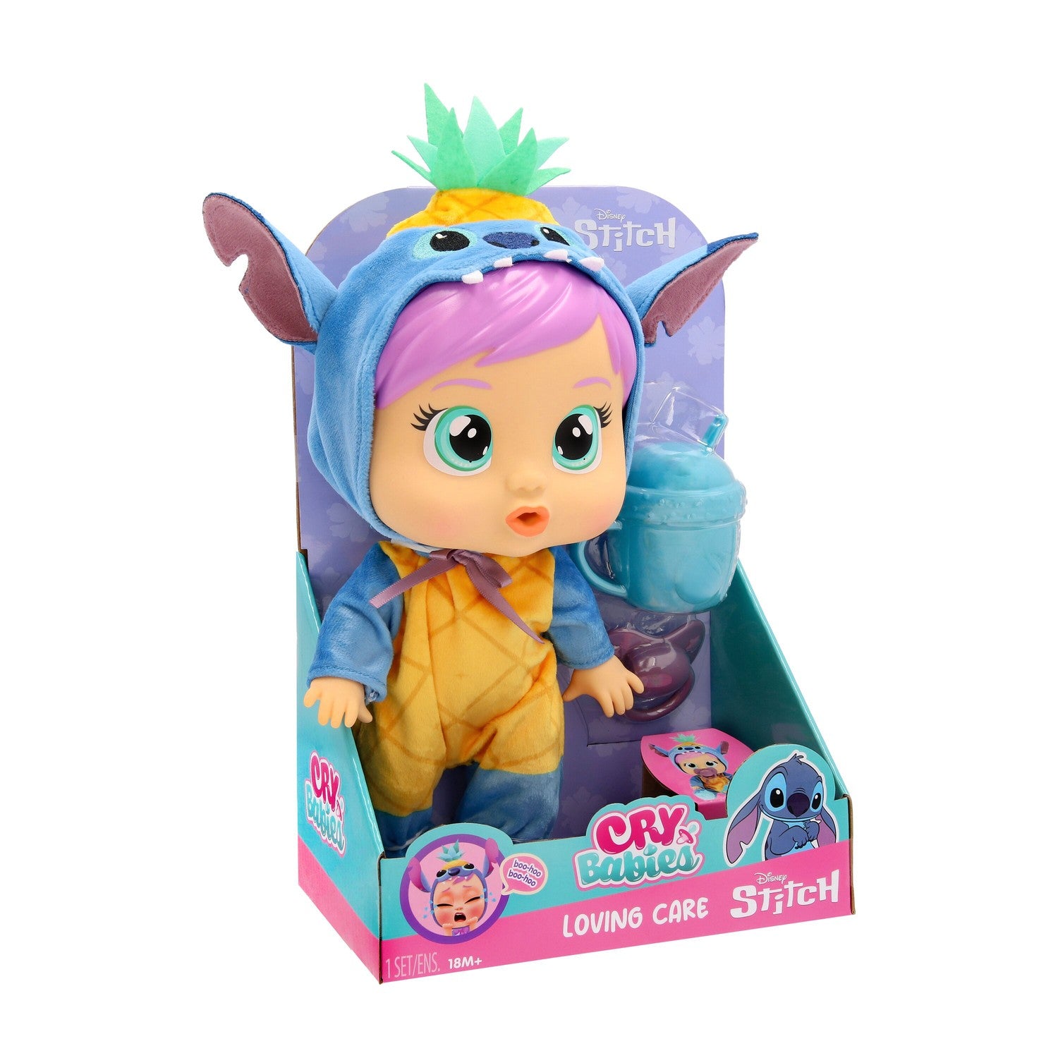 Cry Babies Loving Care Stitch -Docka