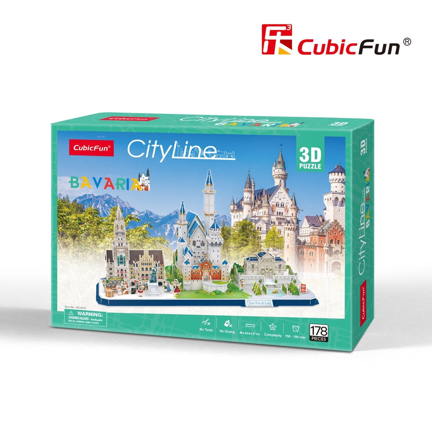 Cubicfun 3D Pussel City Line Bayern