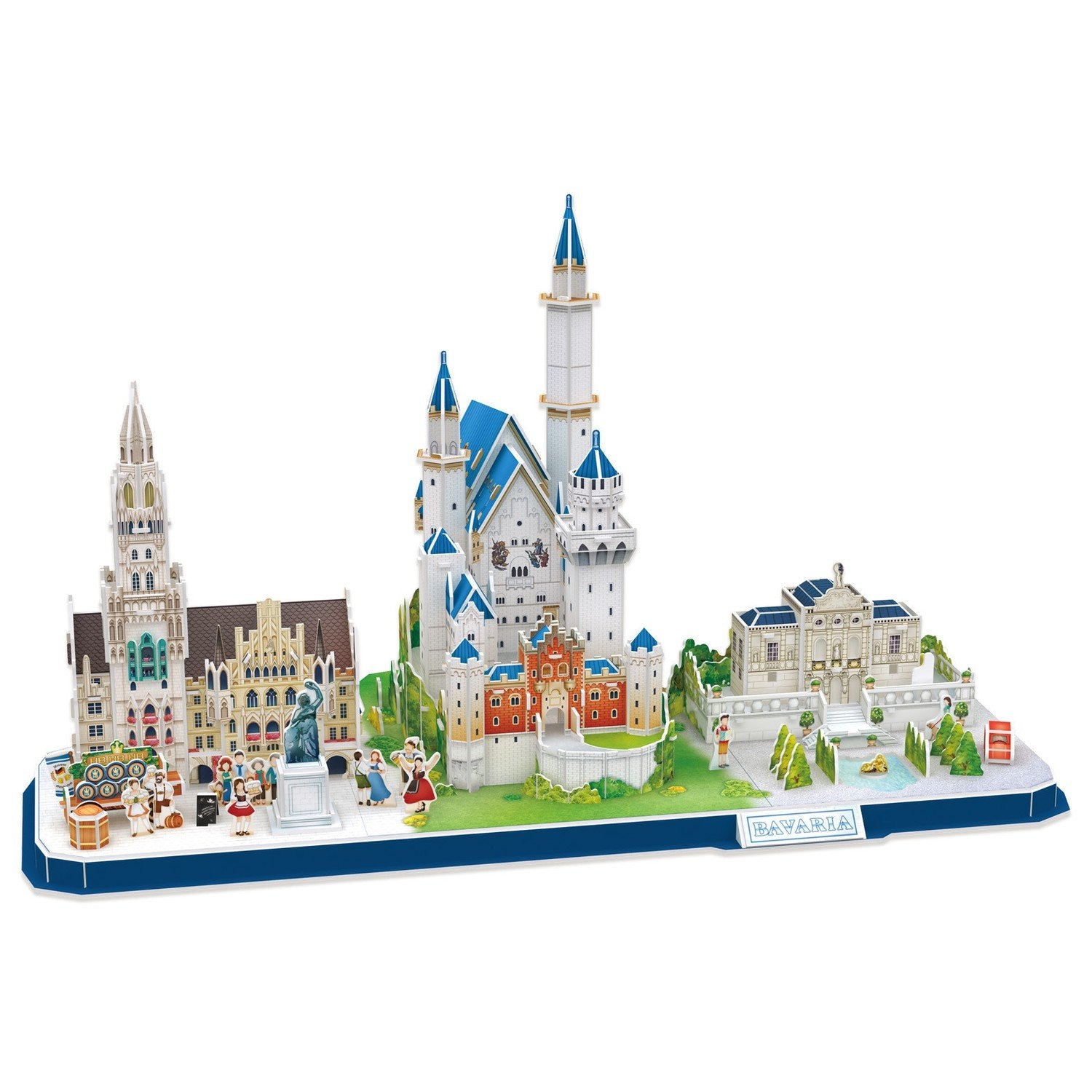 Cubicfun 3D Puslespil City Line Bayern