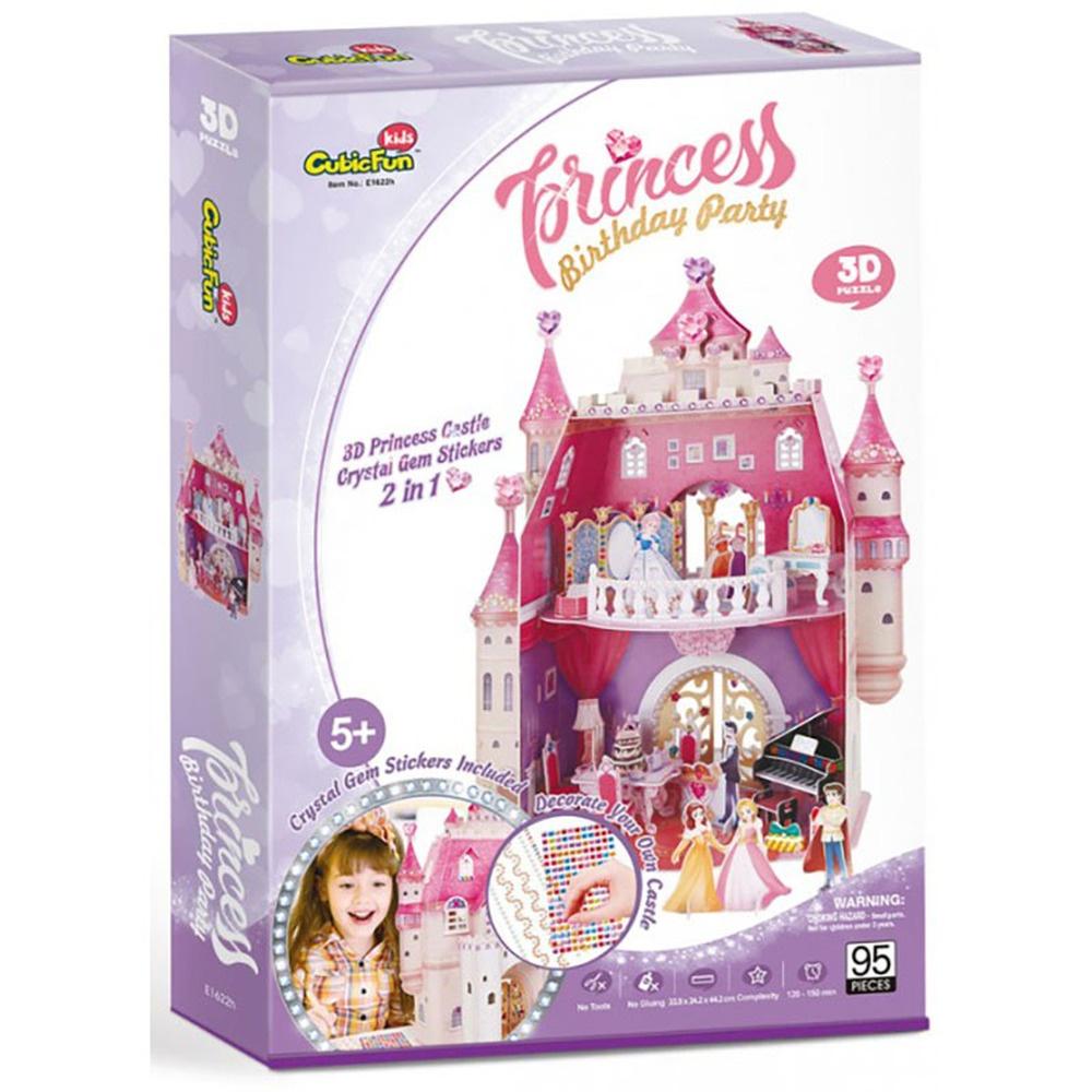 Cubicfun 3D Pussel Princess Birthday House