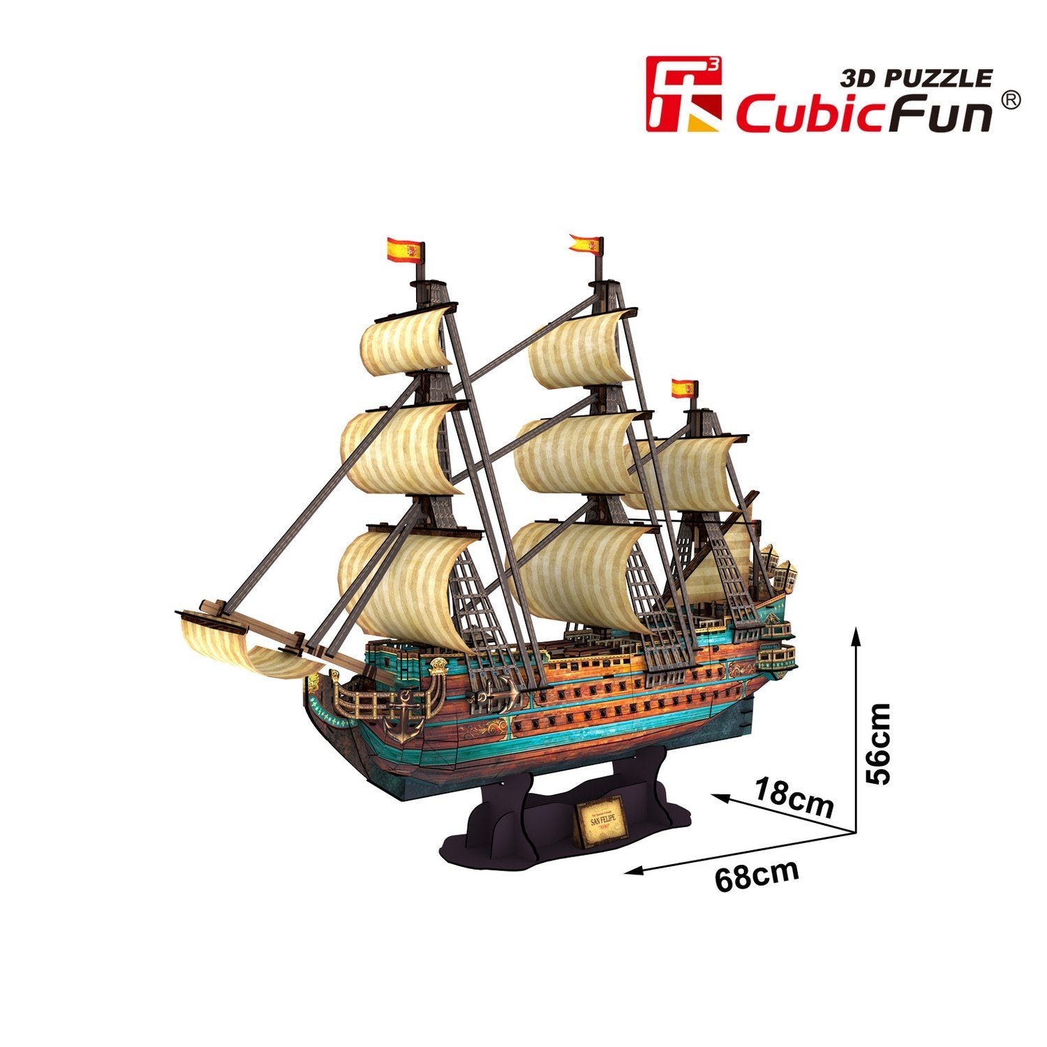 Cubicfun 3D Puzzle Sp. Armada: San Felipe