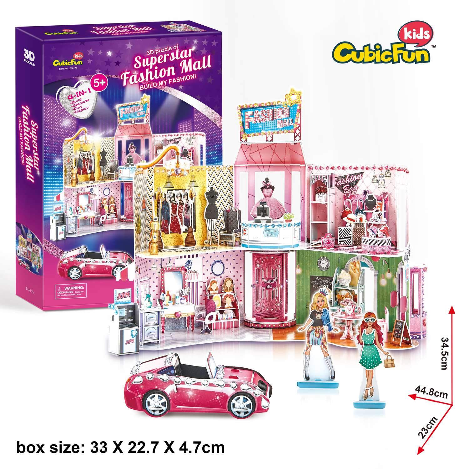 Cubicfun 3D Puslespil Superstar Fashion skabelon