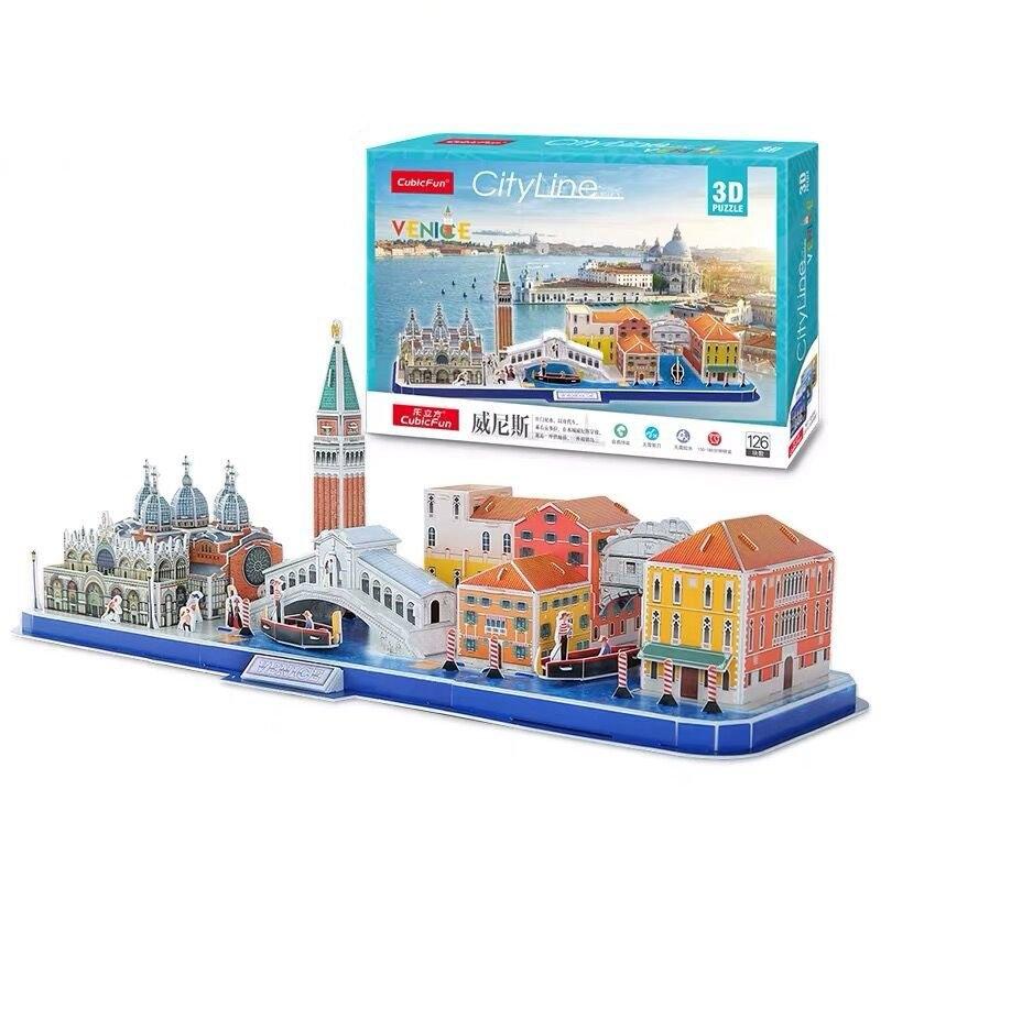 Cubicfun 3D-pussel City Line Venedig