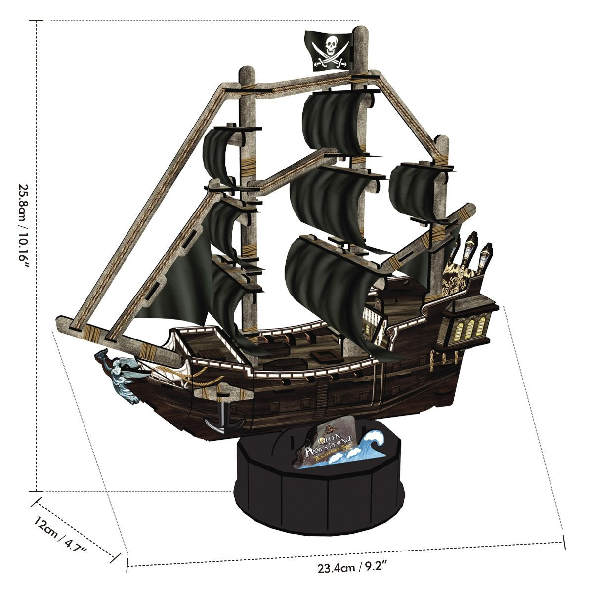 Cubicfun 3D-puslespil Queen Ann's Revenge