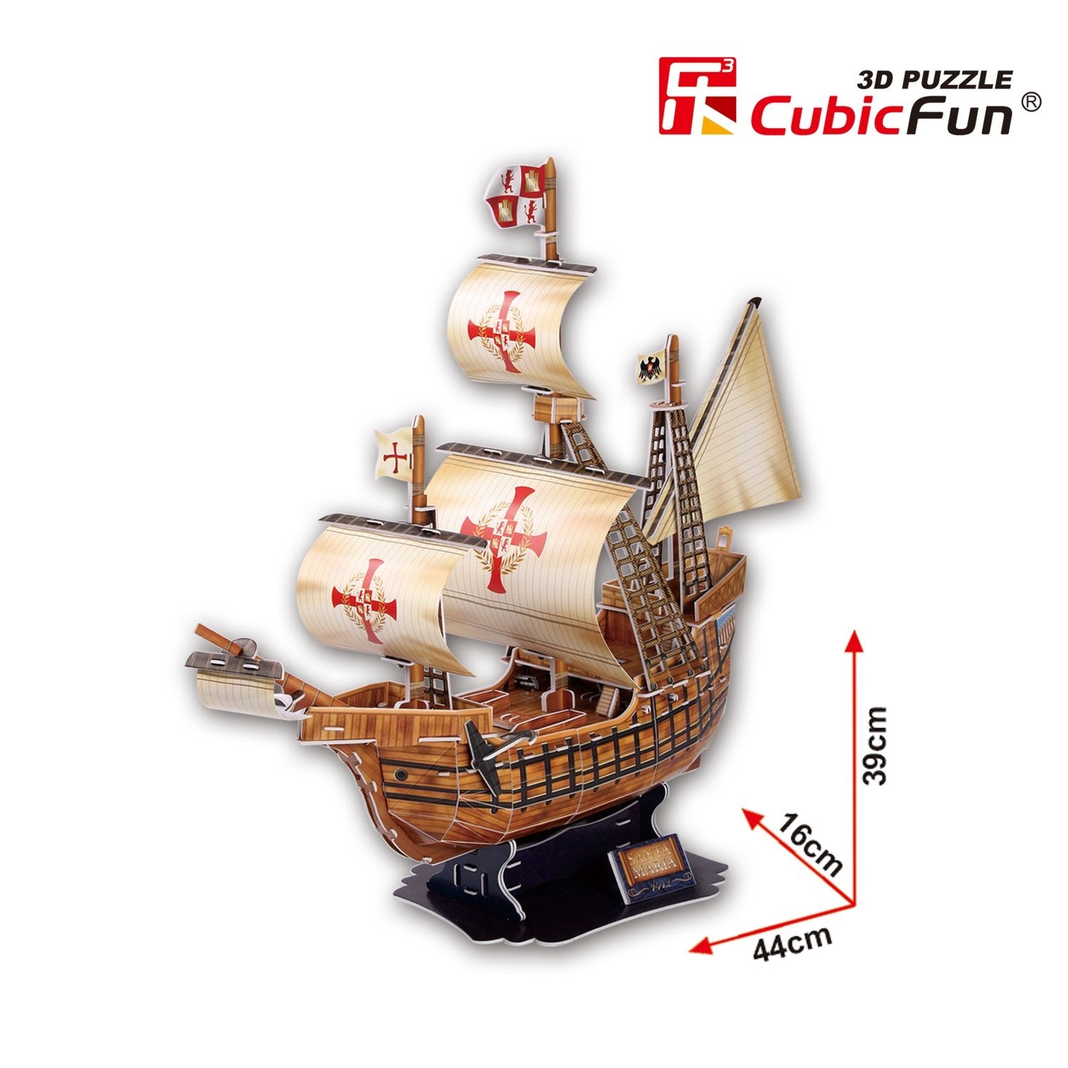 Cubicfun 3D-pussel Santa Maria