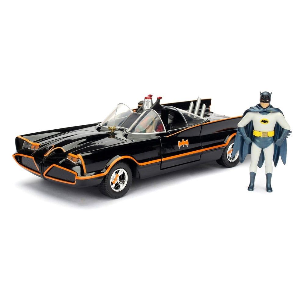 DC Comics Diecast Model 1/24 Batman 1966 klassisk batmobil