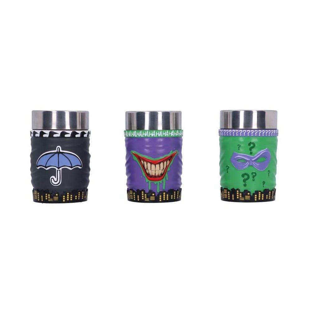 DC Comics Shotglasögon Batman Super-Villains 3-pack