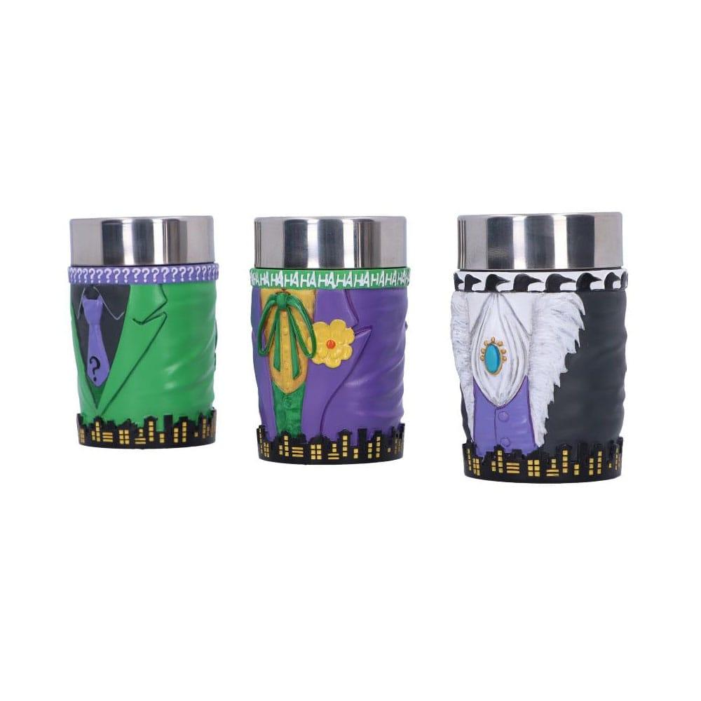 DC Comics Shot Glasses Batman Super-Villains 3-pak