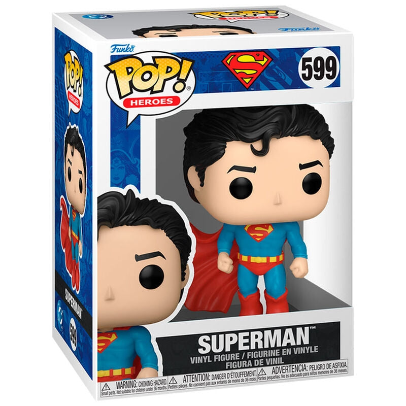 DC Comics Superman POP-figur – samlarbar vinylleksak