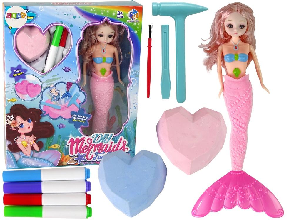 DIY Mermaid Pink Treasures: Mal, grav ud og opdag!