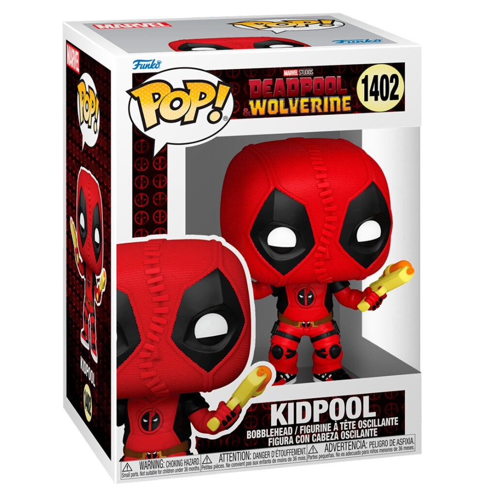 Deadpool & Wolverine Kidpool actionfigurset, 6-tum