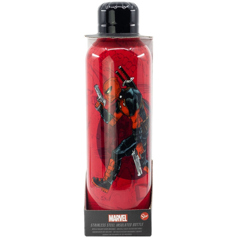 Deadpool vattenflaska i rostfritt stål, 515 ml kapacitet