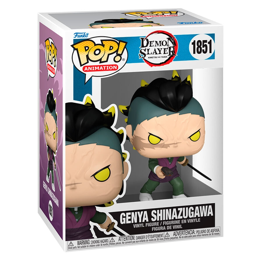 Demon Slayer Genya Shinazugawa POP-figur, samlarleksak
