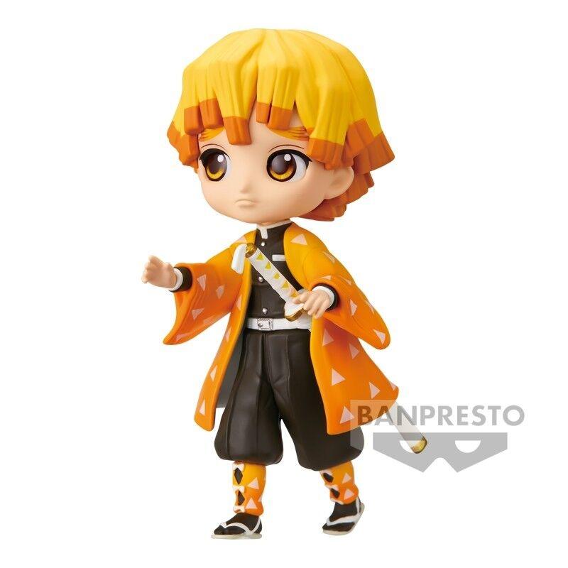 Demon Slayer Kimetsu No Yaiba Zenitsu Agatsuma Q posket petit figur 7cm