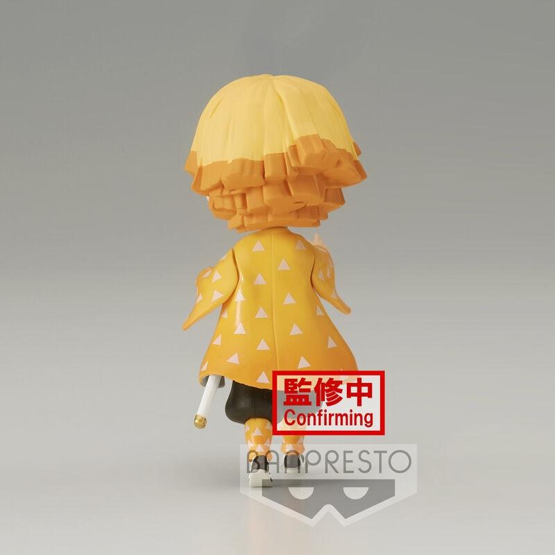 Demon Slayer Kimetsu No Yaiba Zenitsu Agatsuma Q posket petit figur 7cm