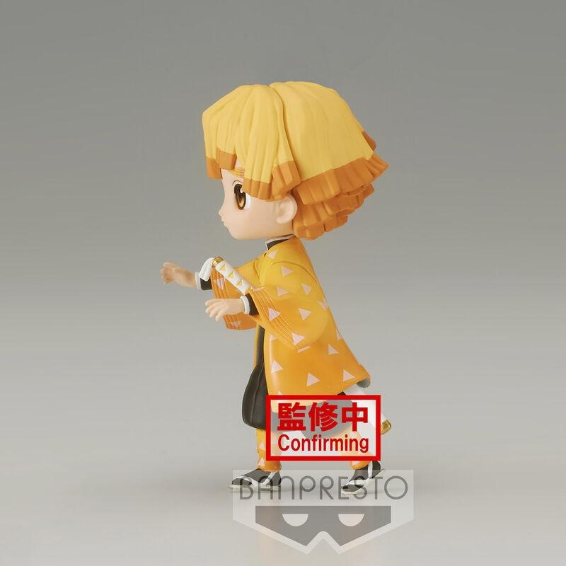 Demon Slayer Kimetsu No Yaiba Zenitsu Agatsuma Q posket petit figur 7cm