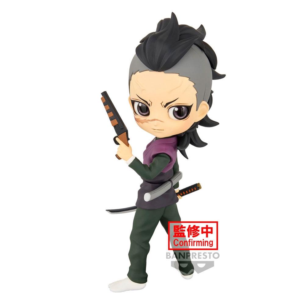 Demon Slayer Kimetsu no Yaiba Genya Shinazugawa Q posket figur 14cm