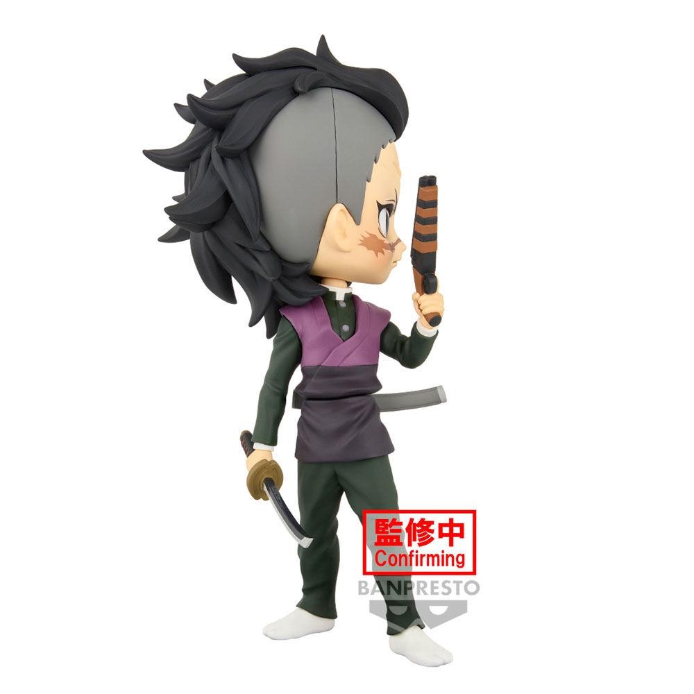 Demon Slayer Kimetsu no Yaiba Genya Shinazugawa Q posket figur 14cm