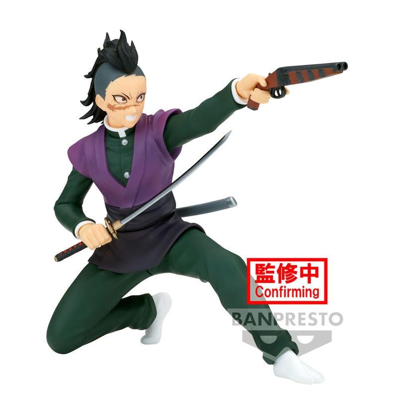 Demon Slayer Kimetsu no Yaiba Vibrationsstjerner Genya Shinazugawa figur 12 cm