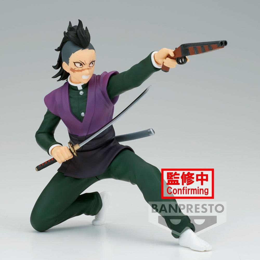 Demon Slayer Kimetsu no Yaiba Vibrationsstjerner Genya Shinazugawa figur 12 cm